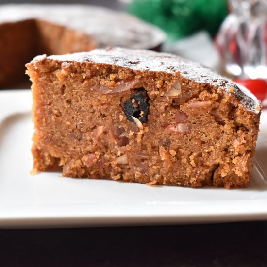 Christmas plum cake