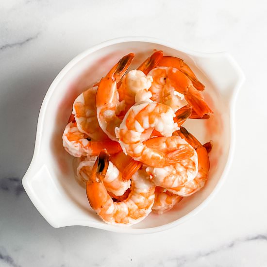 how to poach shrimp