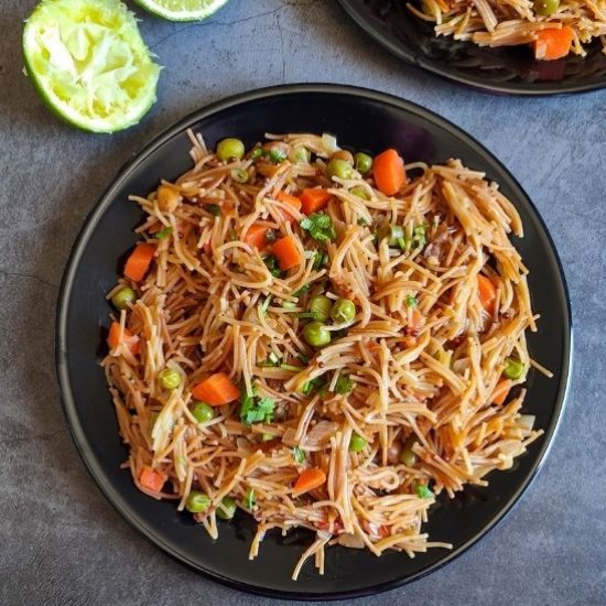 Vermicelli upma (Indian vermicelli)