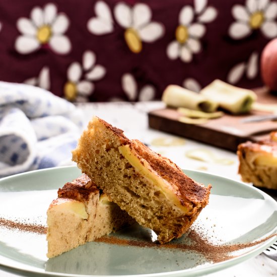 Upside-Down Apple Cake