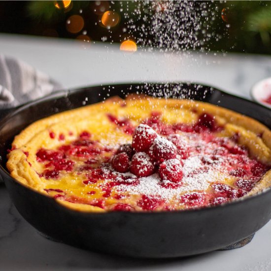 Raspberry Lemon Dutch Baby