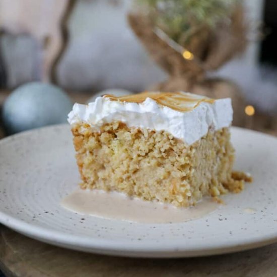 Coquito Tres Leches Cake