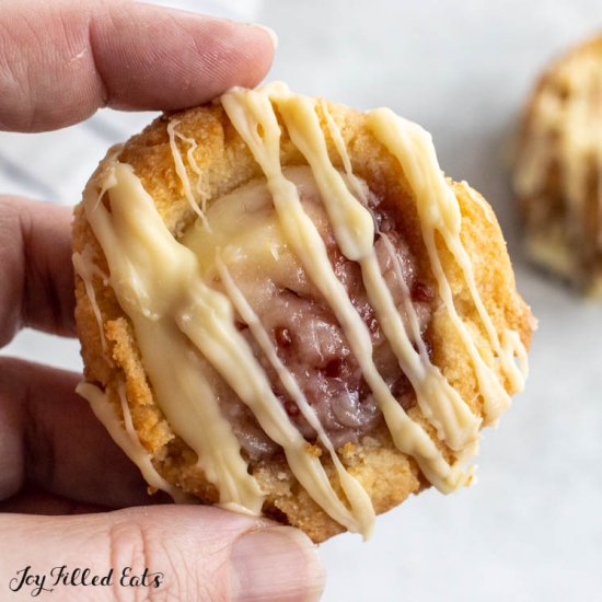 Raspberry Cheesecake Cookies