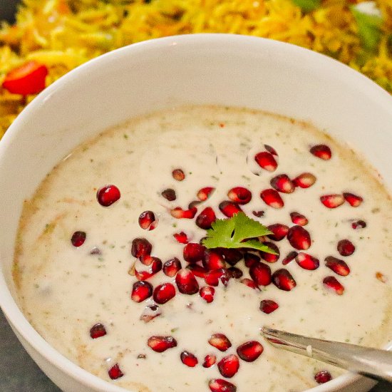 Pomegranate Raita Recipe