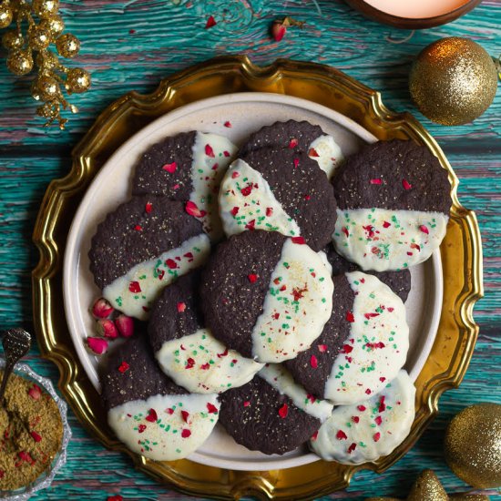 Chai Spice Chocolate Cookies