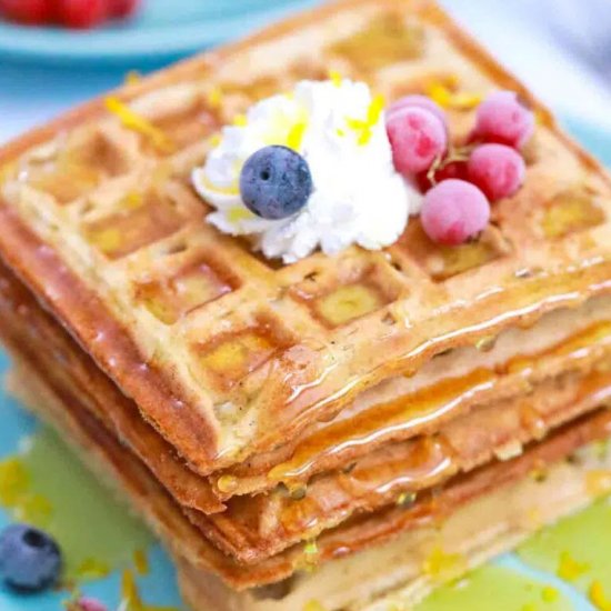 Eggnog Waffles