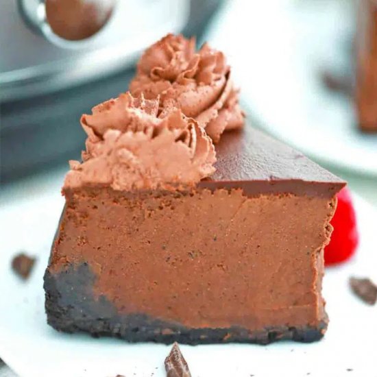 Instant Pot Chocolate Cheesecake