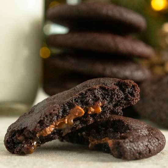 Easy Rolo Cookies