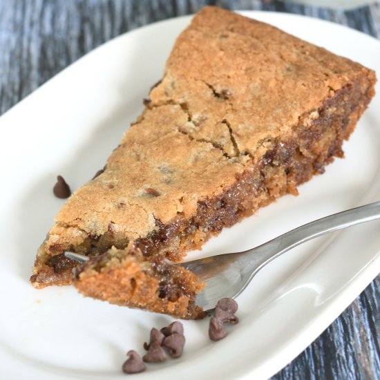 Malted Milk Skillet Cookie