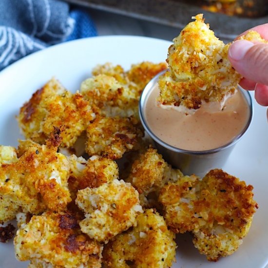 Baked Crispy Cauliflower Bites