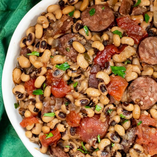 Instant Pot Black Eyed Peas