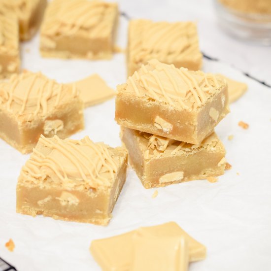 Caramilk Blondies