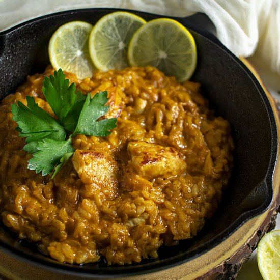 CHICKEN AND TOMATO RISOTTO