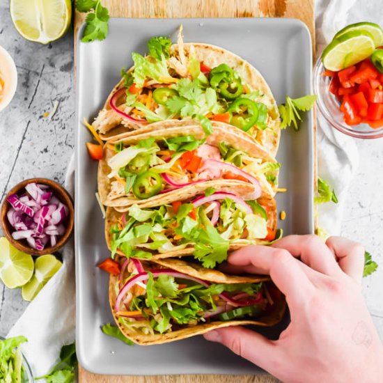 Crockpot Chicken Tacos