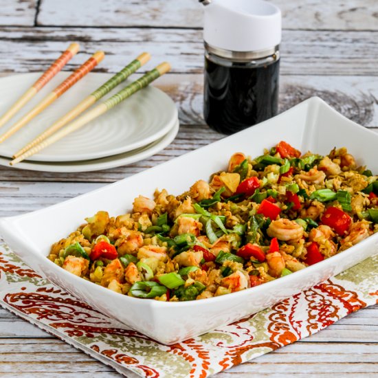 Cauliflower Fried Rice with Shrimp