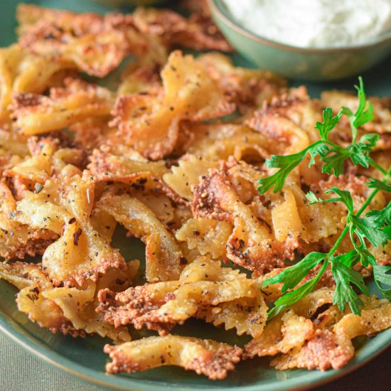 Air Fryer Pasta Chips