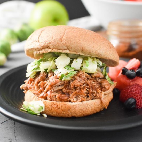 Apple BBQ Chicken Sandwiches