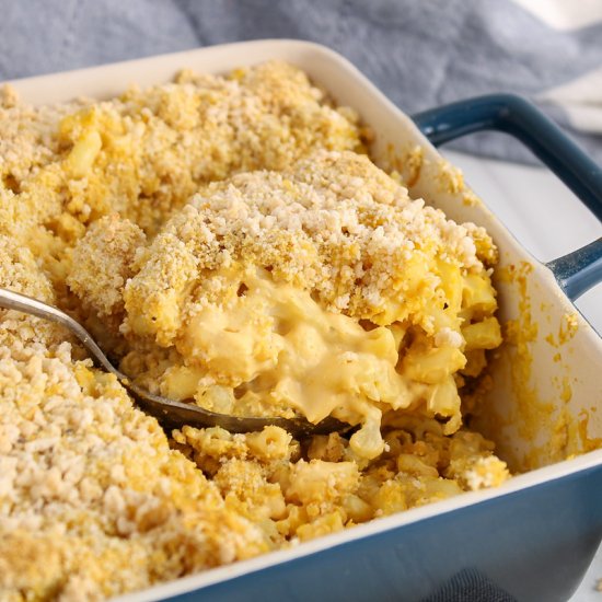 Vegan Baked Mac & Cheese