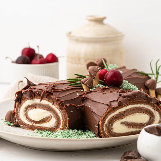 Chocolate Yule Log