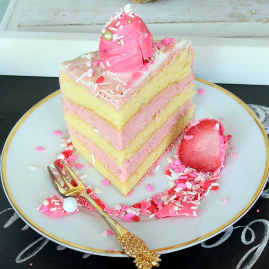 Easy Strawberry Cake Recipe