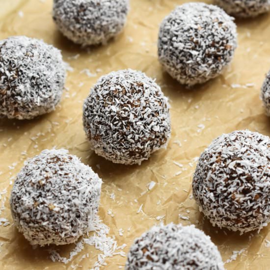 Vegan Coconut Rum Balls