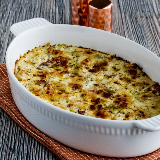 Turnip Gratin with Bacon