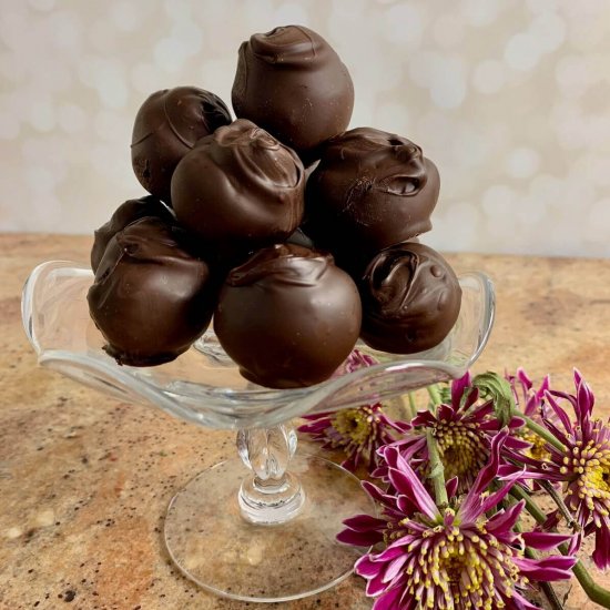 Dark Chocolate Cake Truffles