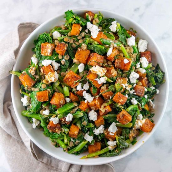 Spicy Butternut Squash Salad