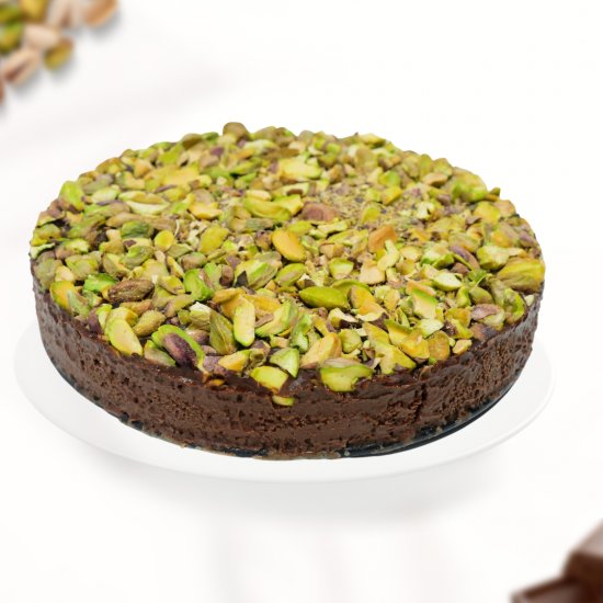 Chocolate Pistachio Dessert Pie