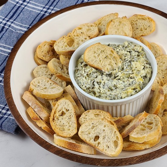 Instant Pot Spinach Artichoke Dip