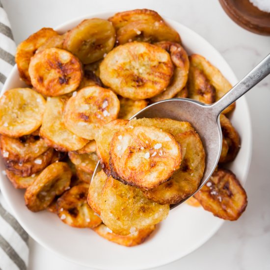 Air Fryer Banana Chips