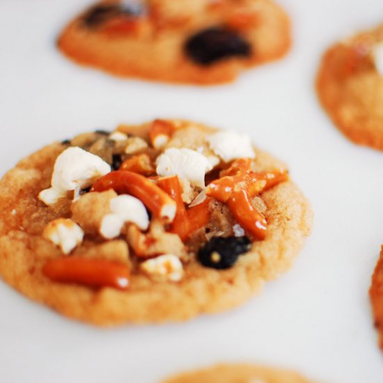 Vegan kitchen sink cookies