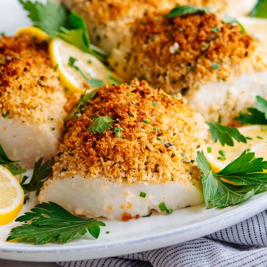 Parmesan Baked Cod