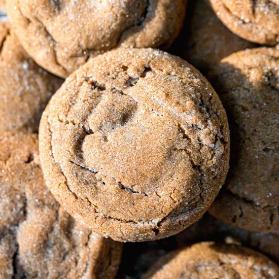 Soft Brown Butter Molasses Cookies