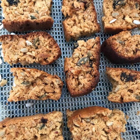 Muesli Rusks with Oats & Raisins