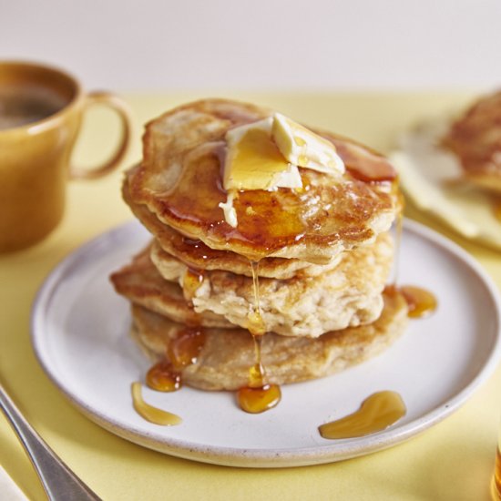 Vegan banana pancakes