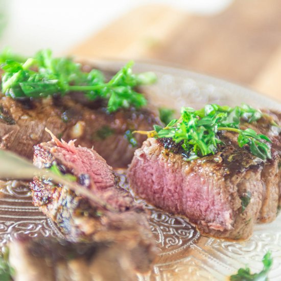 Grilled Flat Iron Steak