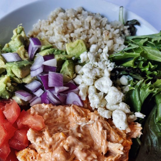 Buffalo Chicken Power Lunch Bowls