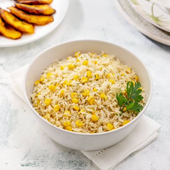 Rice with corn