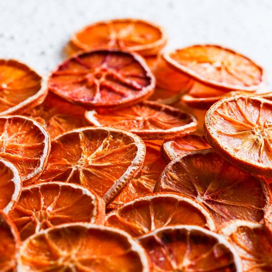 How to Dry Orange Slices