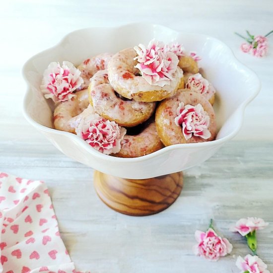 Baked Cherry Donuts