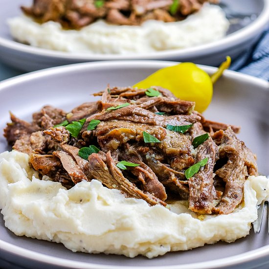 Crock Pot Mississippi Pot Roast