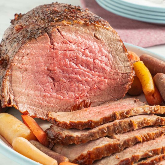 Air Fryer Garlic Roast Beef