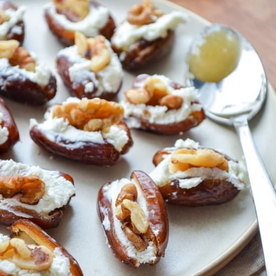 Goat Cheese Stuffed Dates