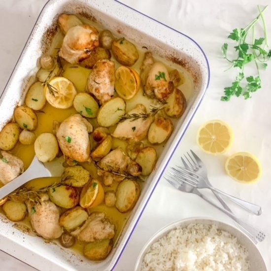 Lemon Chicken Sheet pan