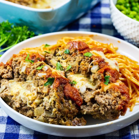 Mozzarella Stuffed Meatloaf