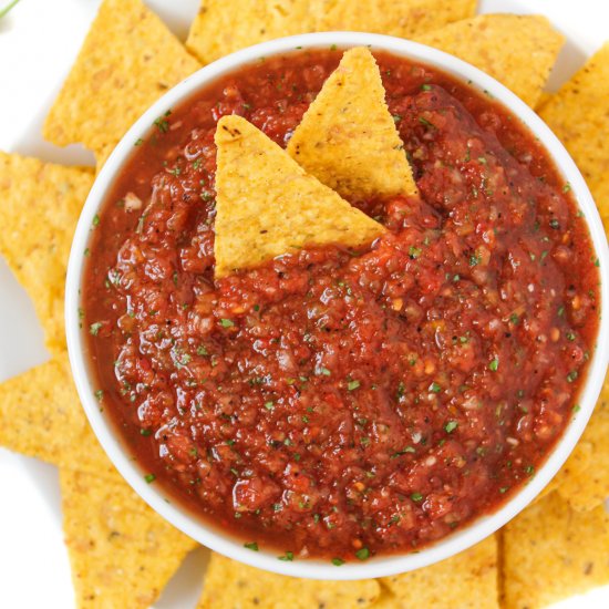 Restaurant-Style Blender Salsa