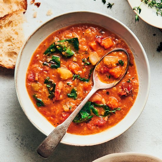 Vegan Red Lentil Soup