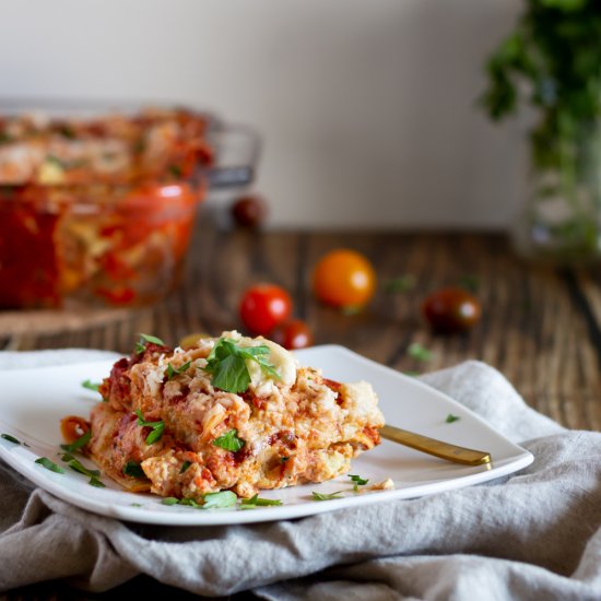 VEGAN LASAGNA WITH RICOTTA