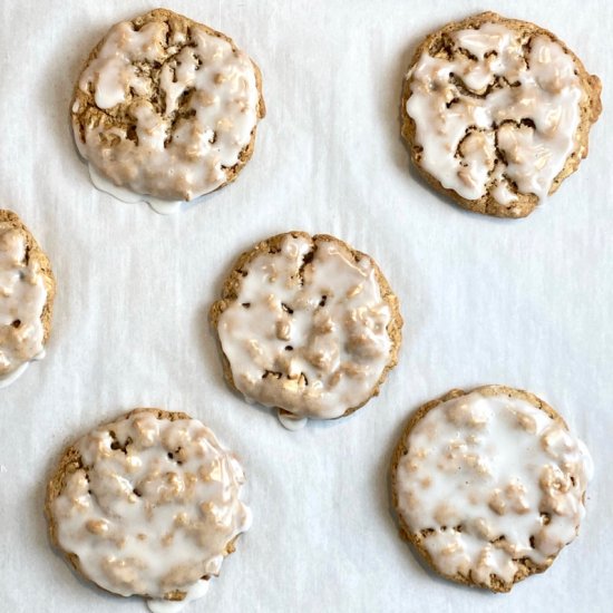 Iced Oatmeal Cookies